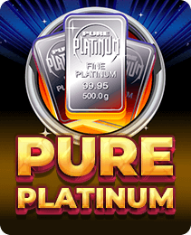 Pure Platinum slot game in the 777cX app